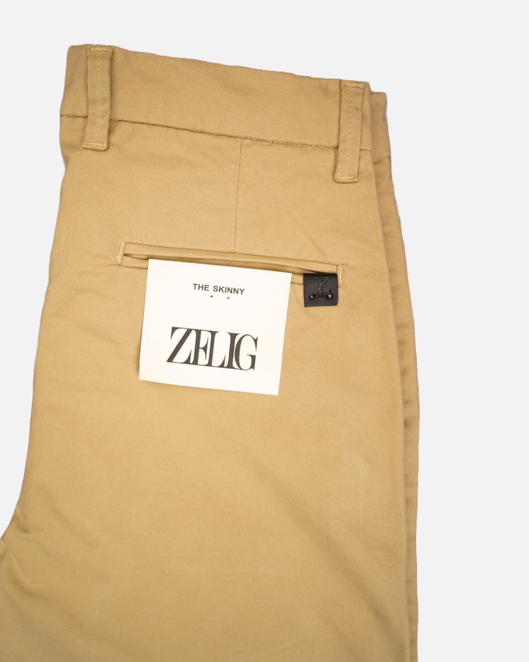 Zelig Branded Men's Slim Fit Chino Pant Camel Brown Color MCP-19