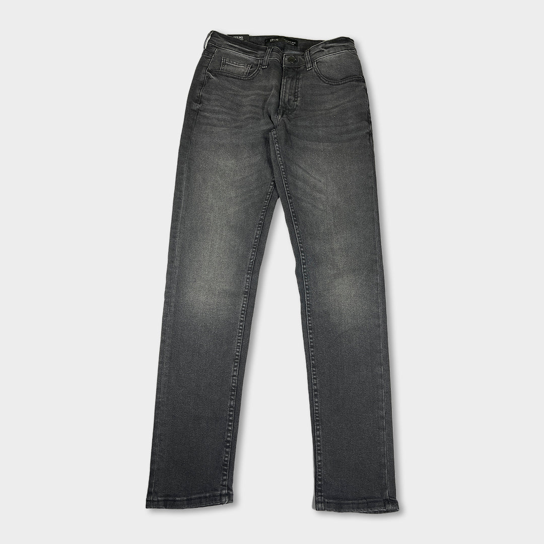 Zelig Men's Charcoal Grey Color Jeans SP-06