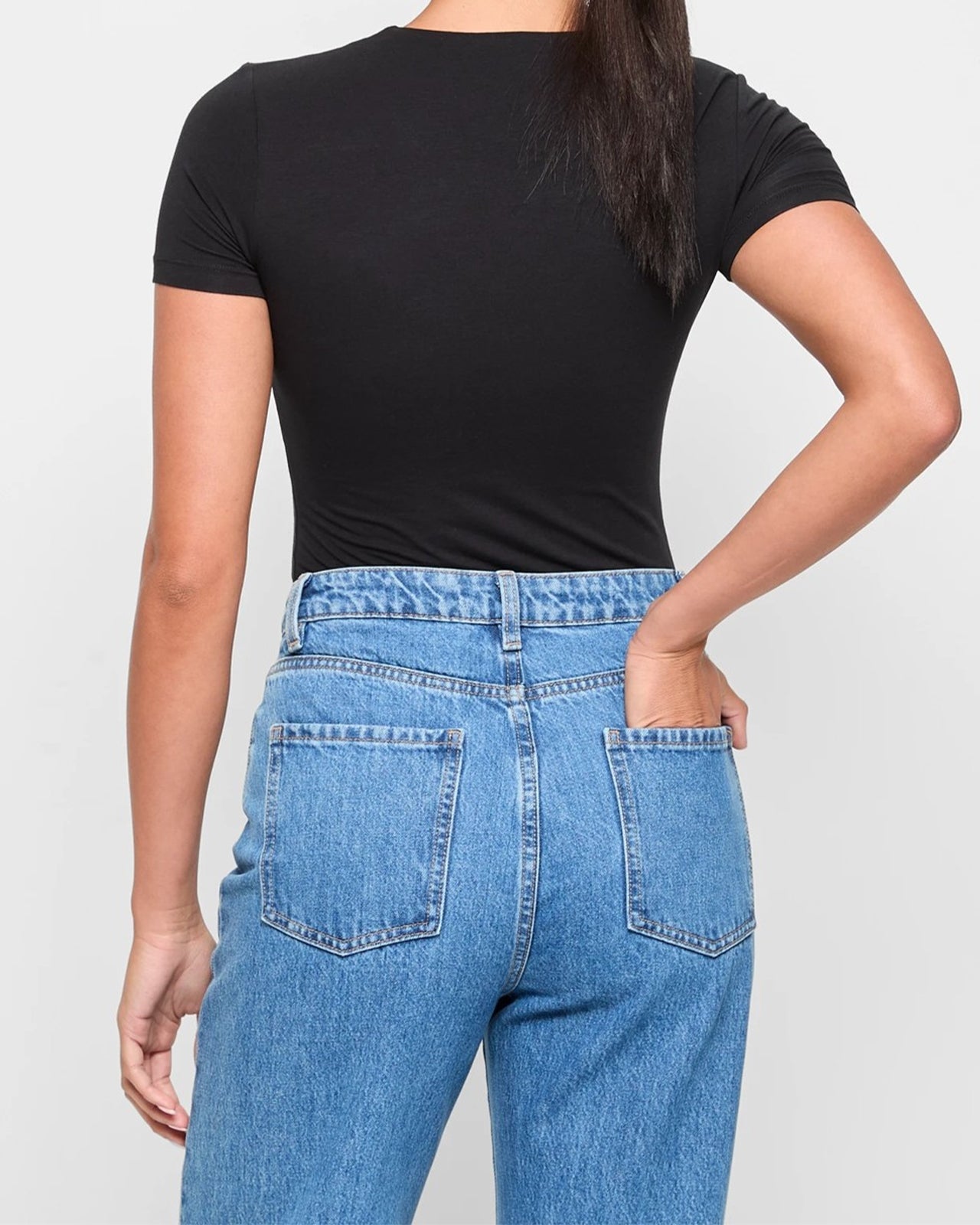 Misguidd Branded Women's Bodysuit Black Color