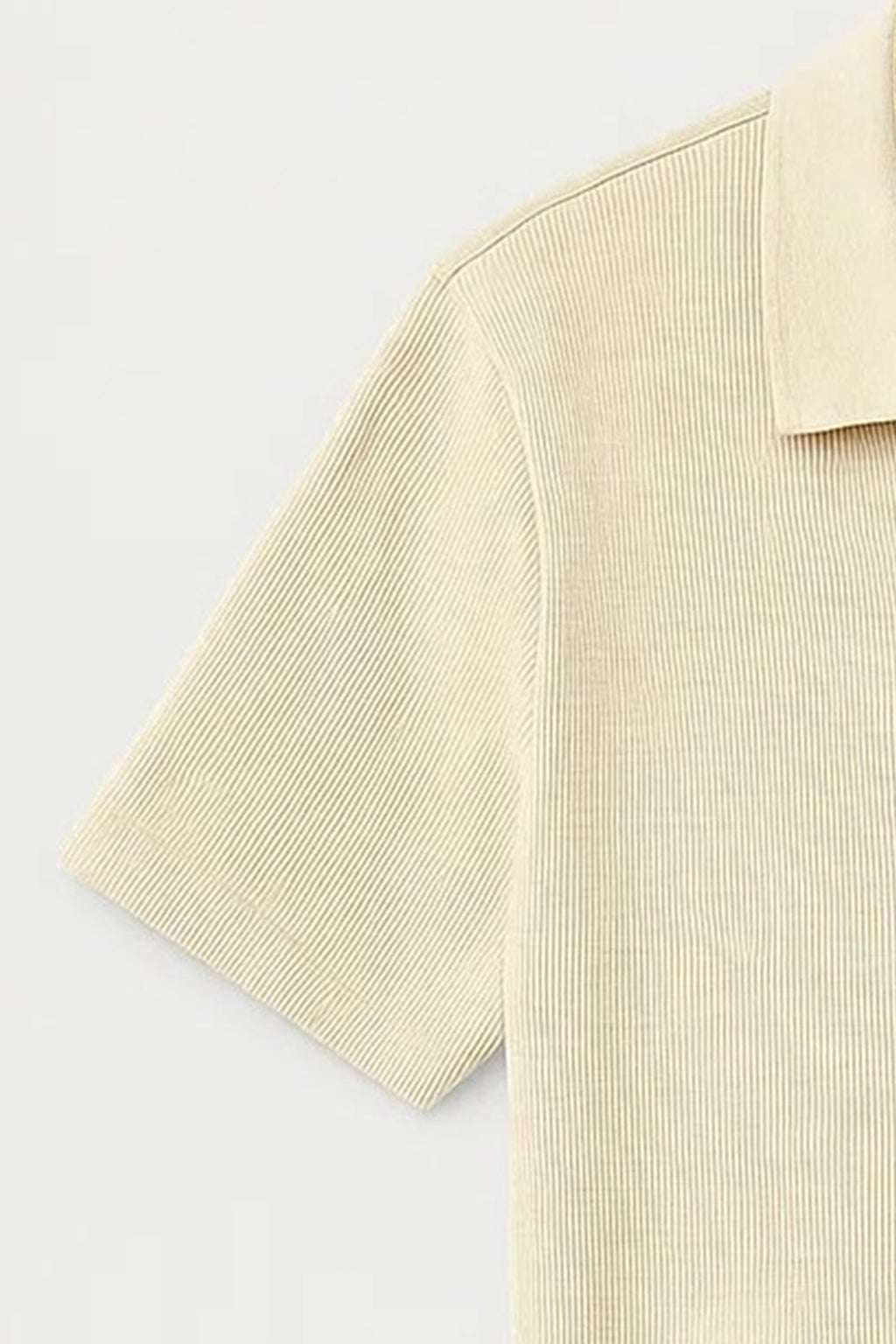 Spark Men's Rib Polo T-shirt Off White Color MPT-08