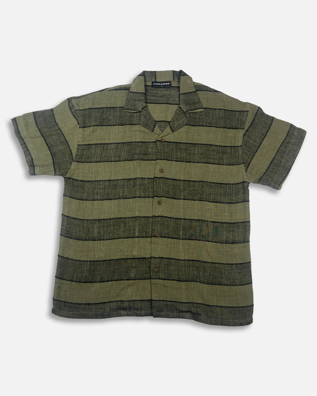 Pegadoor Branded Casual Half Sleeves Shirt Green Color MCS-07