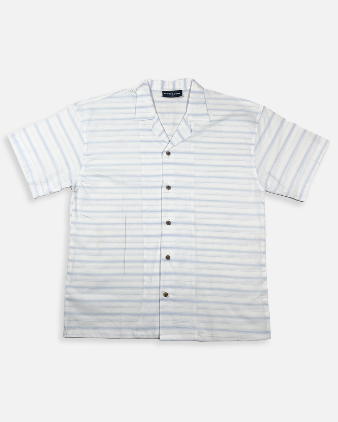 Pegadoor Branded Casual Half Sleeves Shirt White Color MCS-09