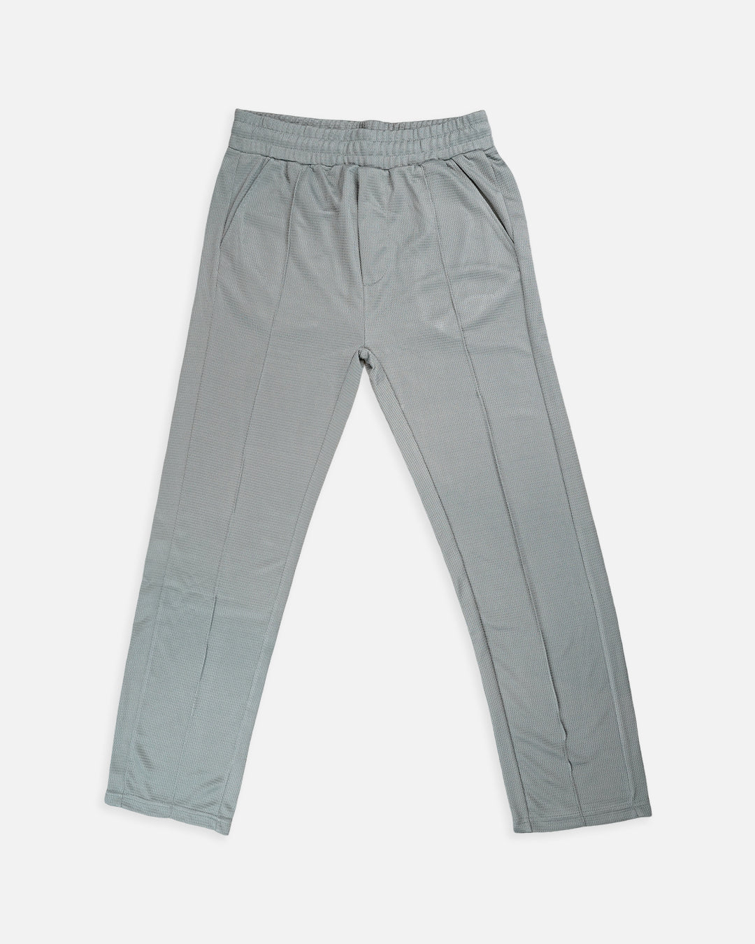 Zelig Branded Men's Ice Grey Color Textured Trouser MTR-02
