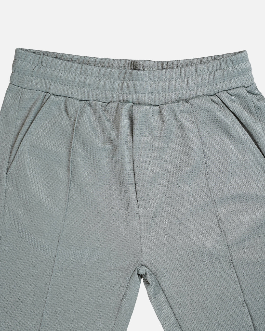 Zelig Branded Men's Ice Grey Color Textured Trouser MTR-02