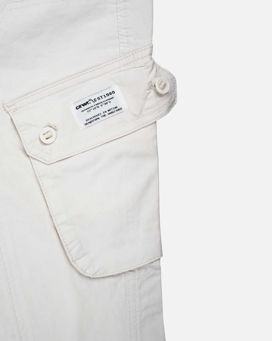 Zelig Branded Men's Joger Cargo Off-white Color CFP-37