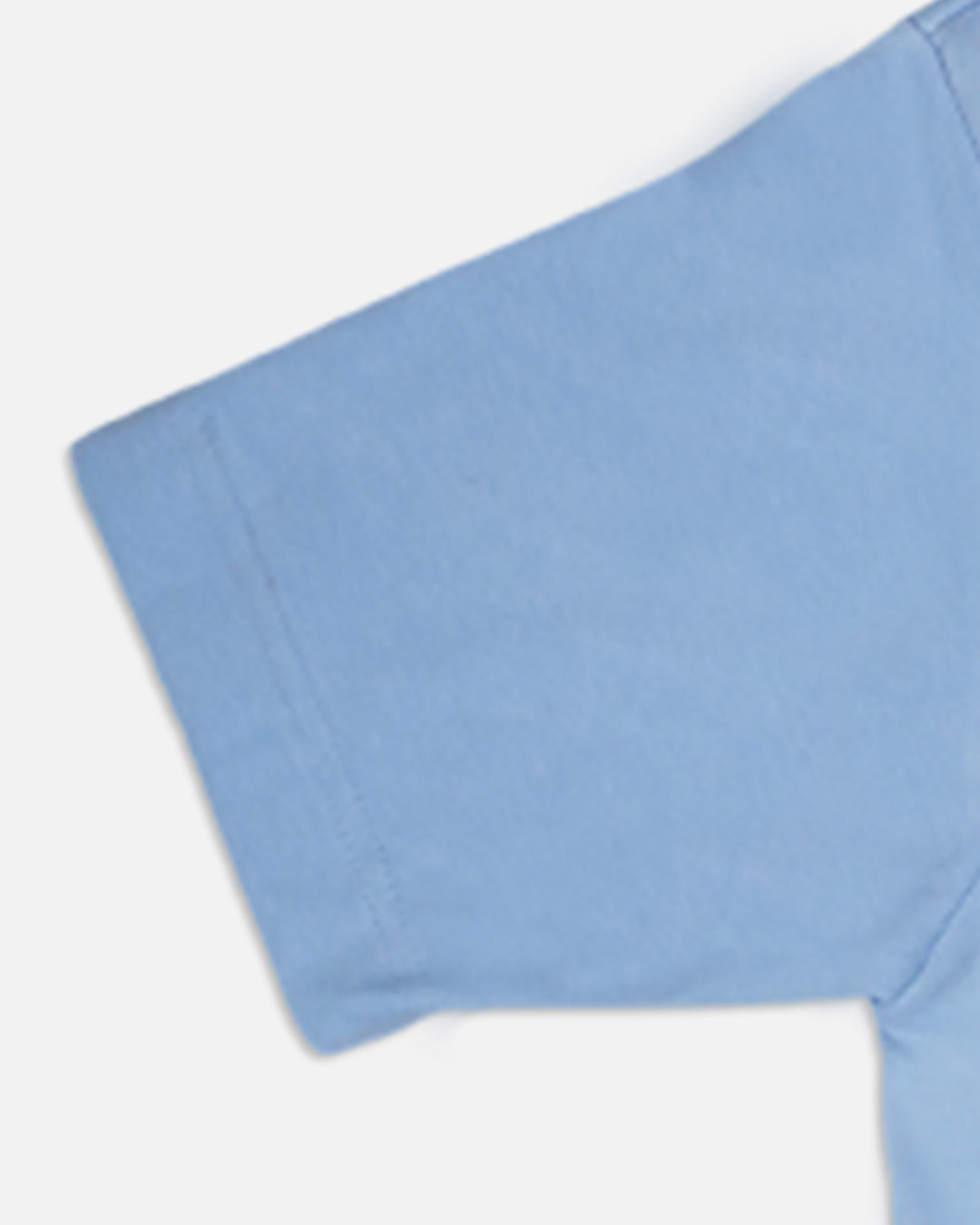 Blanky Branded Men's Sky Blue Drop Shoulder Circular Logo Tee MT-15