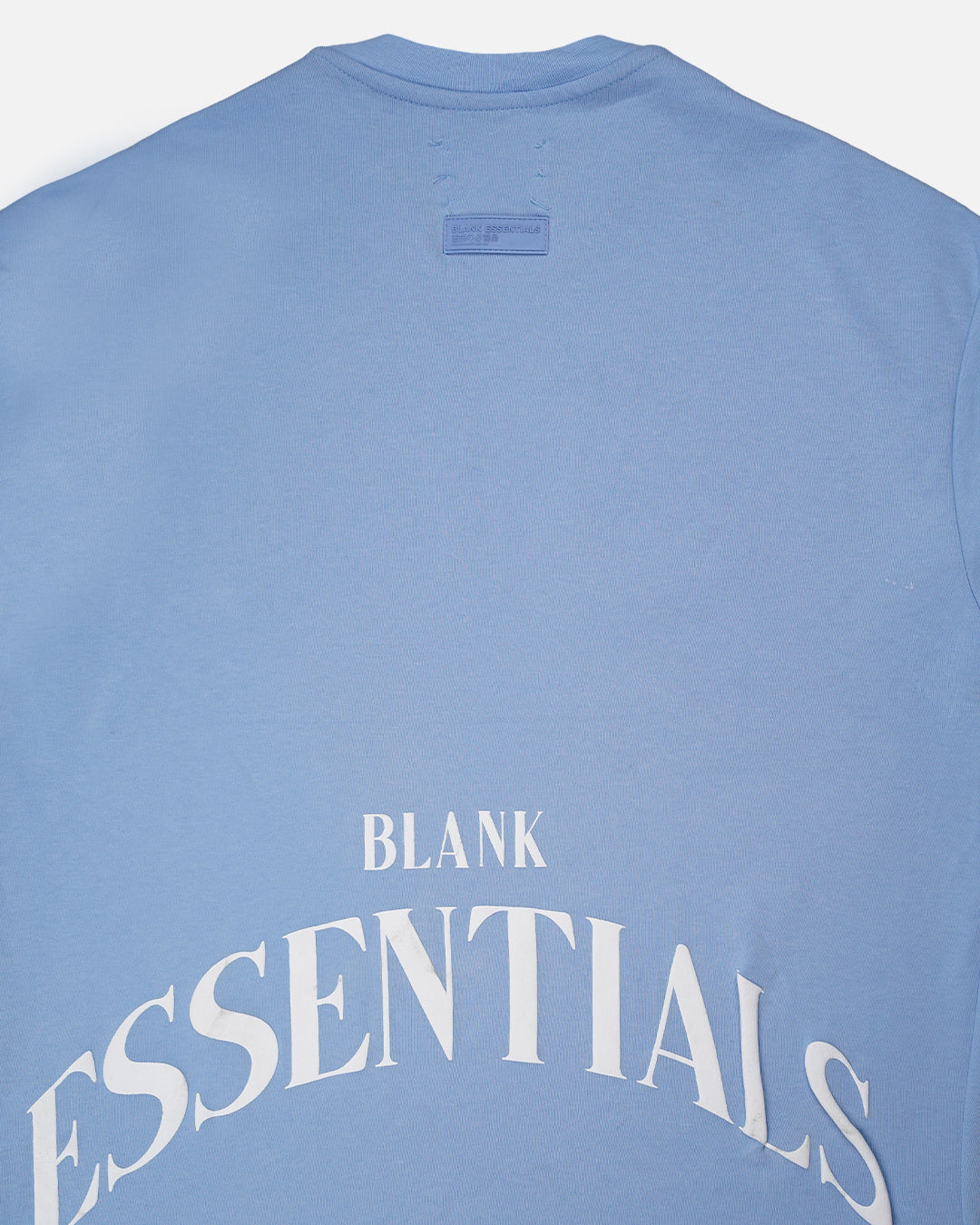 Blanky Branded Men's Sky Blue Drop Shoulder Circular Logo Tee MT-15