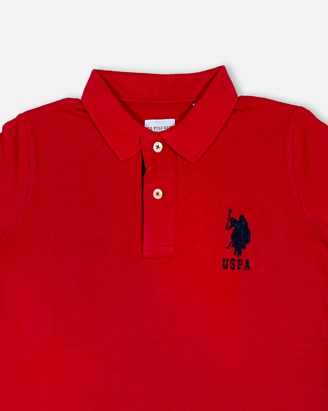 US Pollo Branded Boy's Polo T-shirt Red Color BPT-07