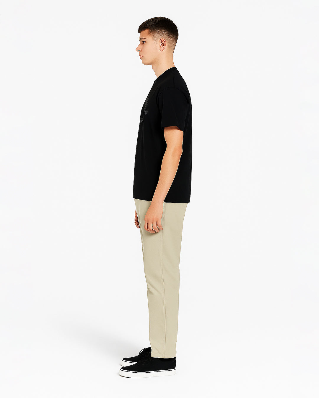 Blanky Branded Black Drop Shoulder Tee MT-13