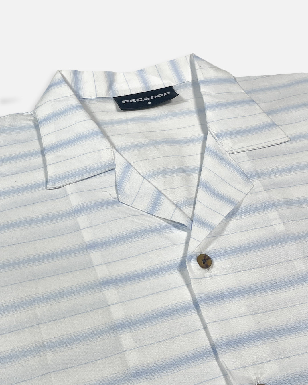 Pegadoor Branded Casual Half Sleeves Shirt White Color MCS-09