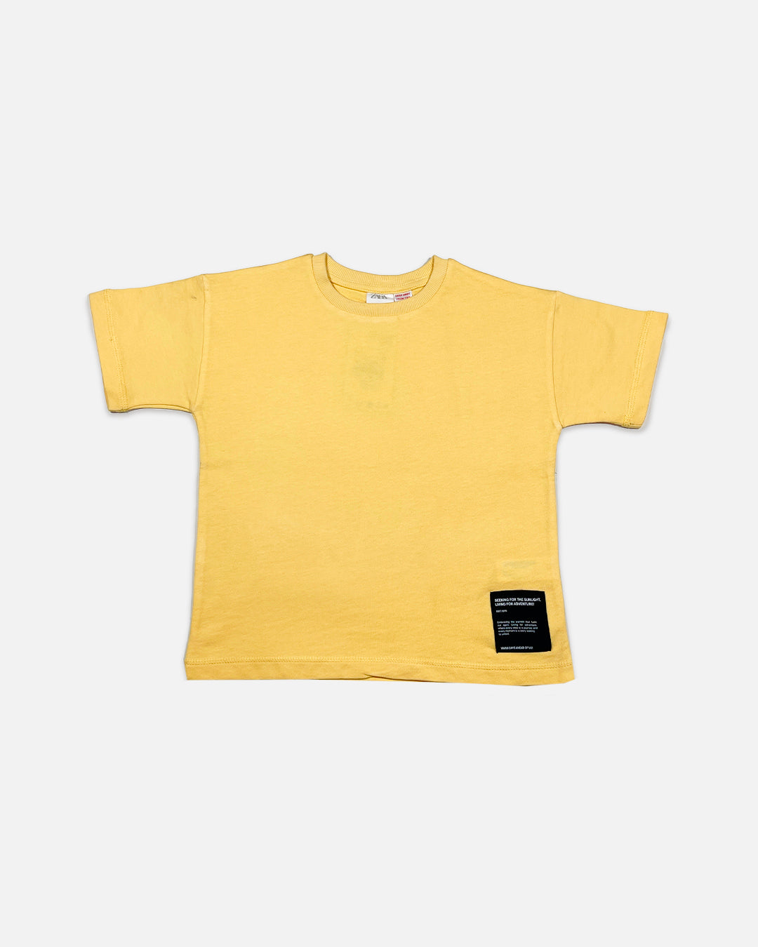 ZARRAA Branded Boy's Yellow Color T-shirt BTS-04