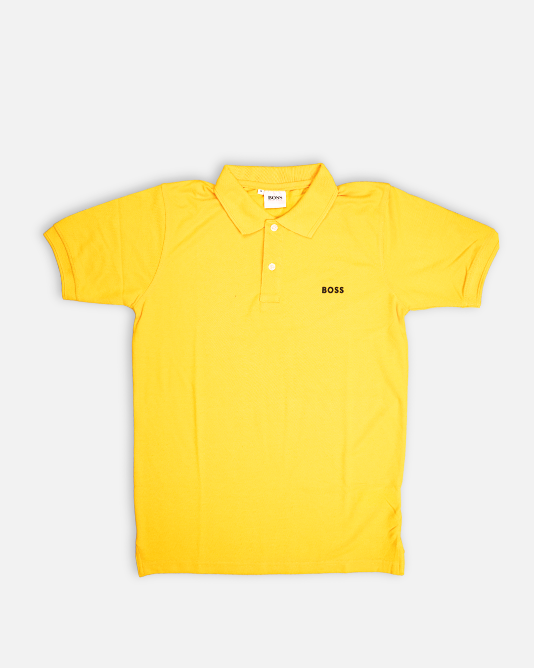 Bossy Hug Branded Polo T-shirt Yellow Color Mpt-50