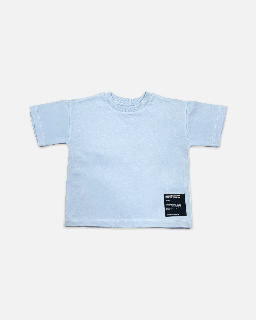 ZARRAA Branded Boy's Sky Blue Color T-shirt BTS-05