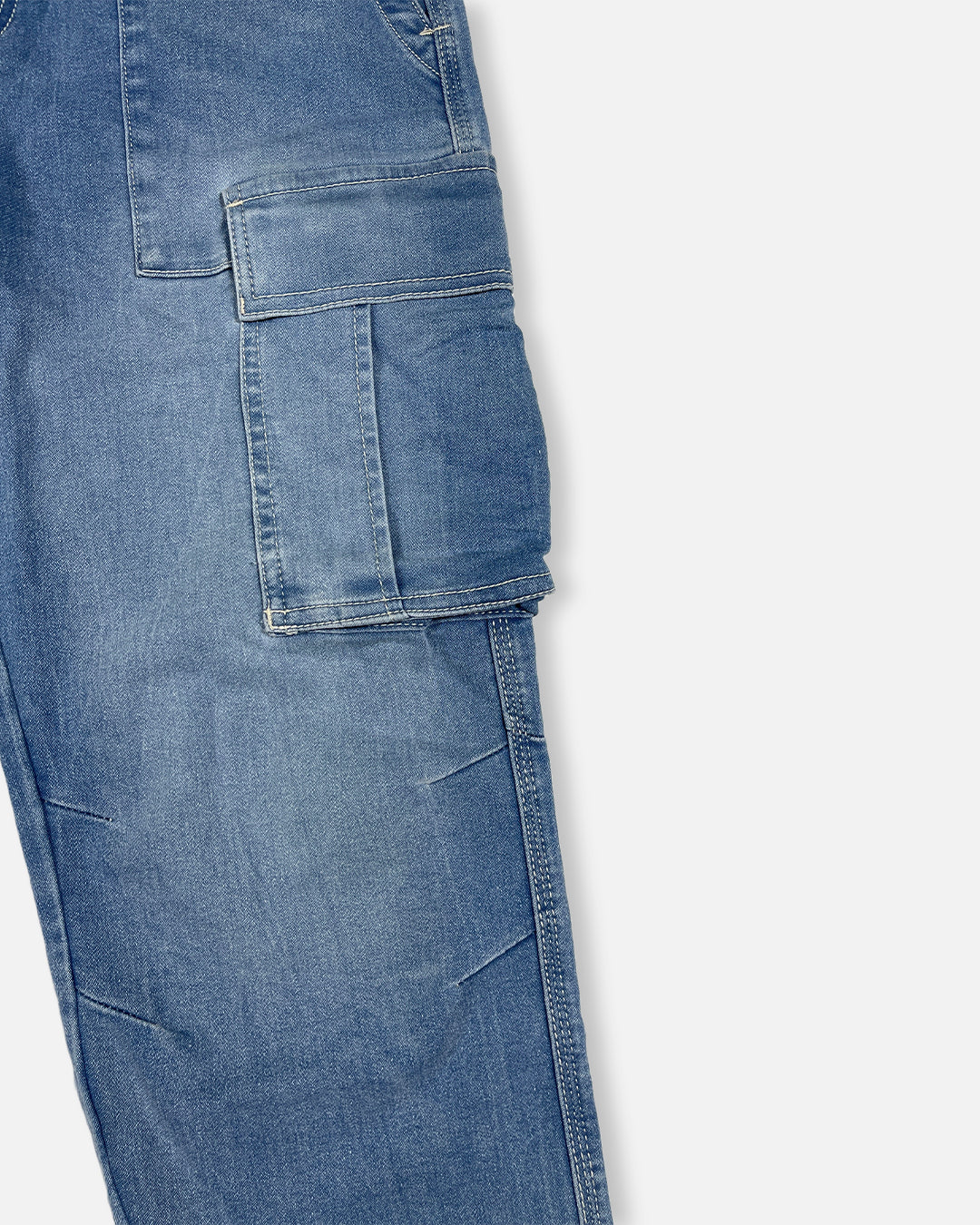 PullNBear Branded Men's Cargo Fit Pant Blue Color CFP-09