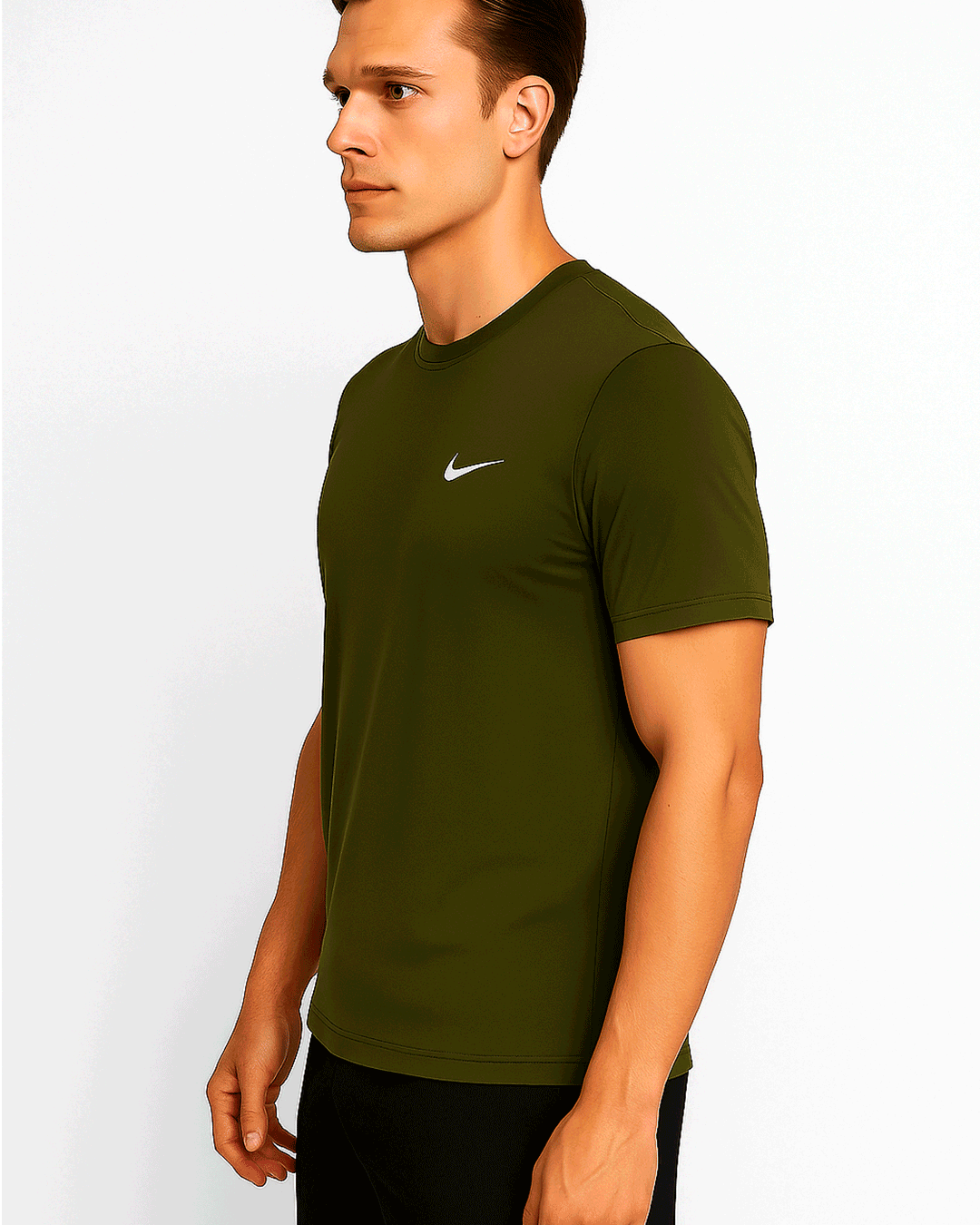 NIKK Branded Men's Dri-fit T-shirt Light Green Color MDT-06