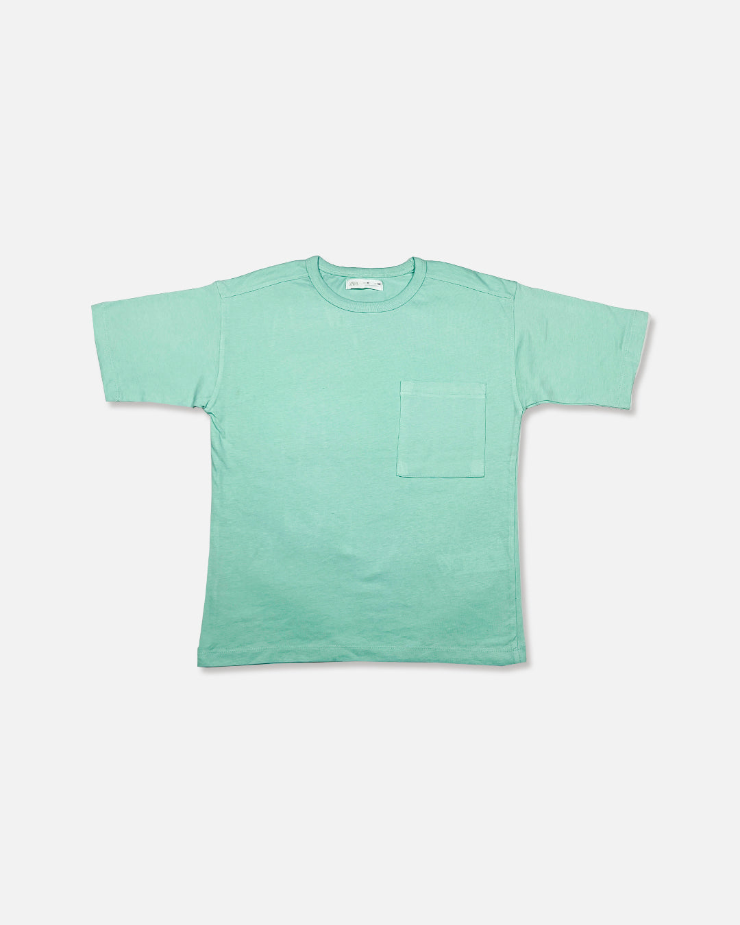 ZARRAA Branded Boy's Aqua Green Color T-shirt BTS-06