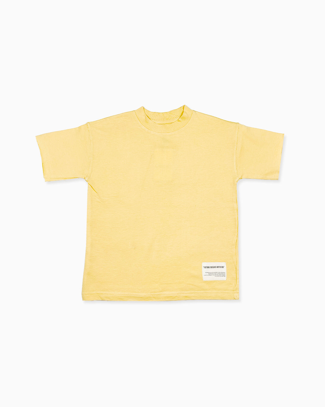 ZARRAA Branded Boy's Cream Color T-shirt BTS-09