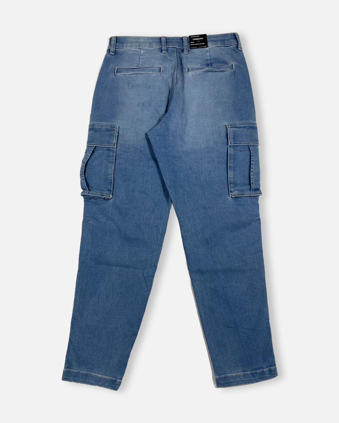 PullNBear Branded Men's Cargo Fit Pant Blue Color CFP-09