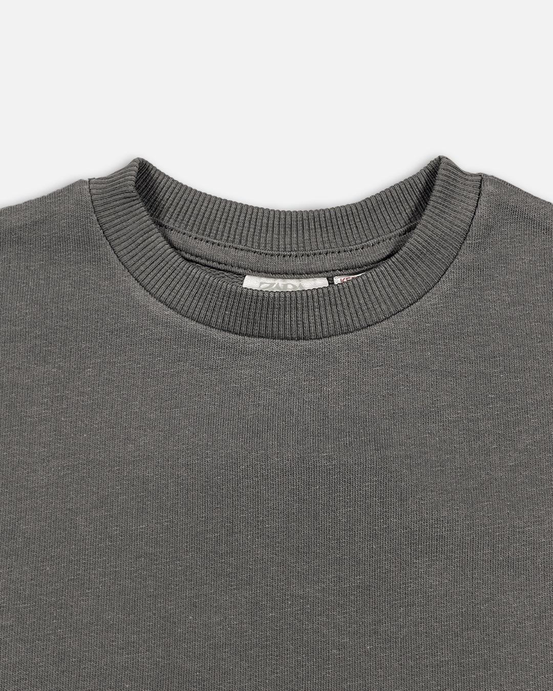ZARRAA Branded Boy's Grey Color T-shirt BTS-14