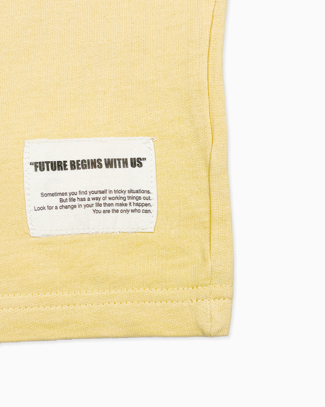 ZARRAA Branded Boy's Cream Color T-shirt BTS-09
