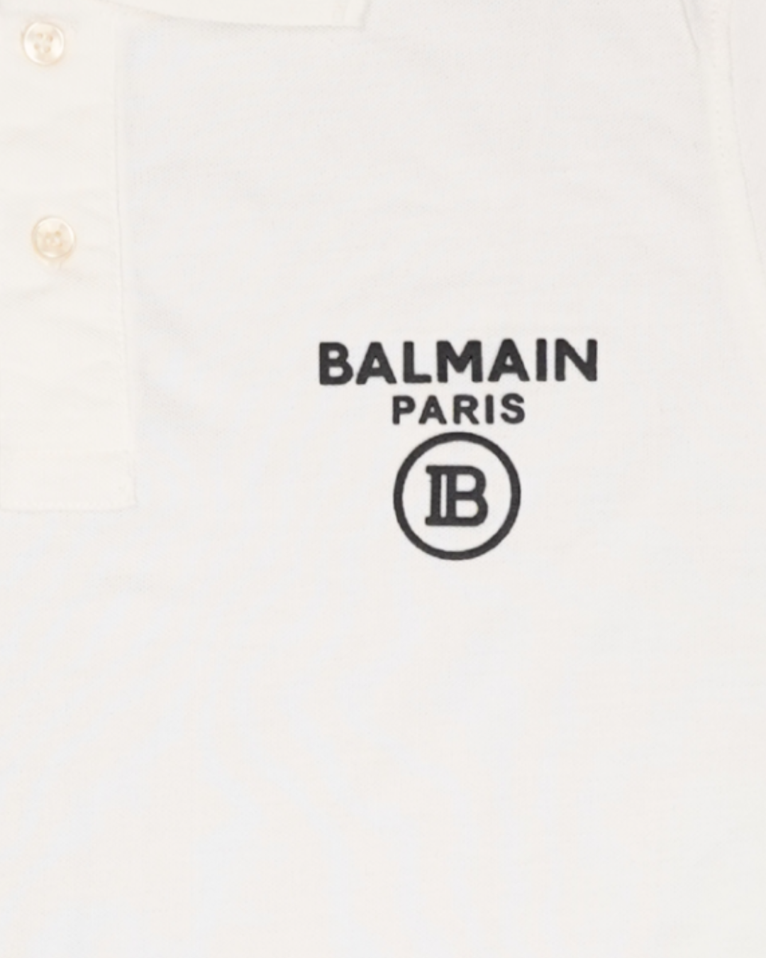 Balmen Pars Branded Polo T-shirt White Color Mpt-40