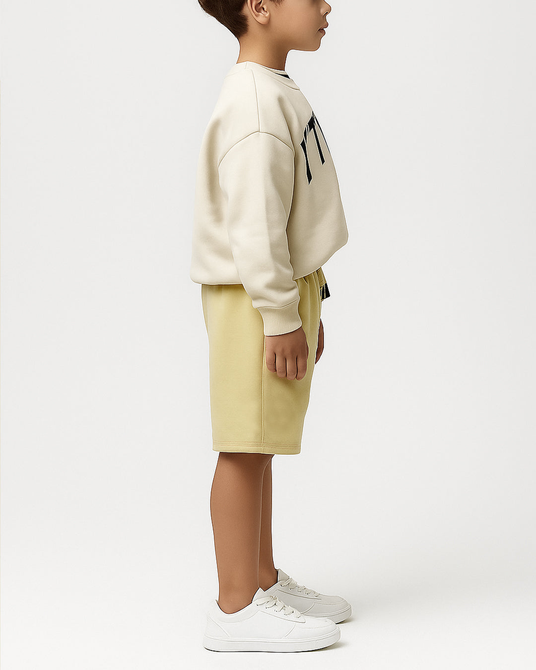 ZARRAA Boy's Premium Shorts Light Yellow Color BST-15