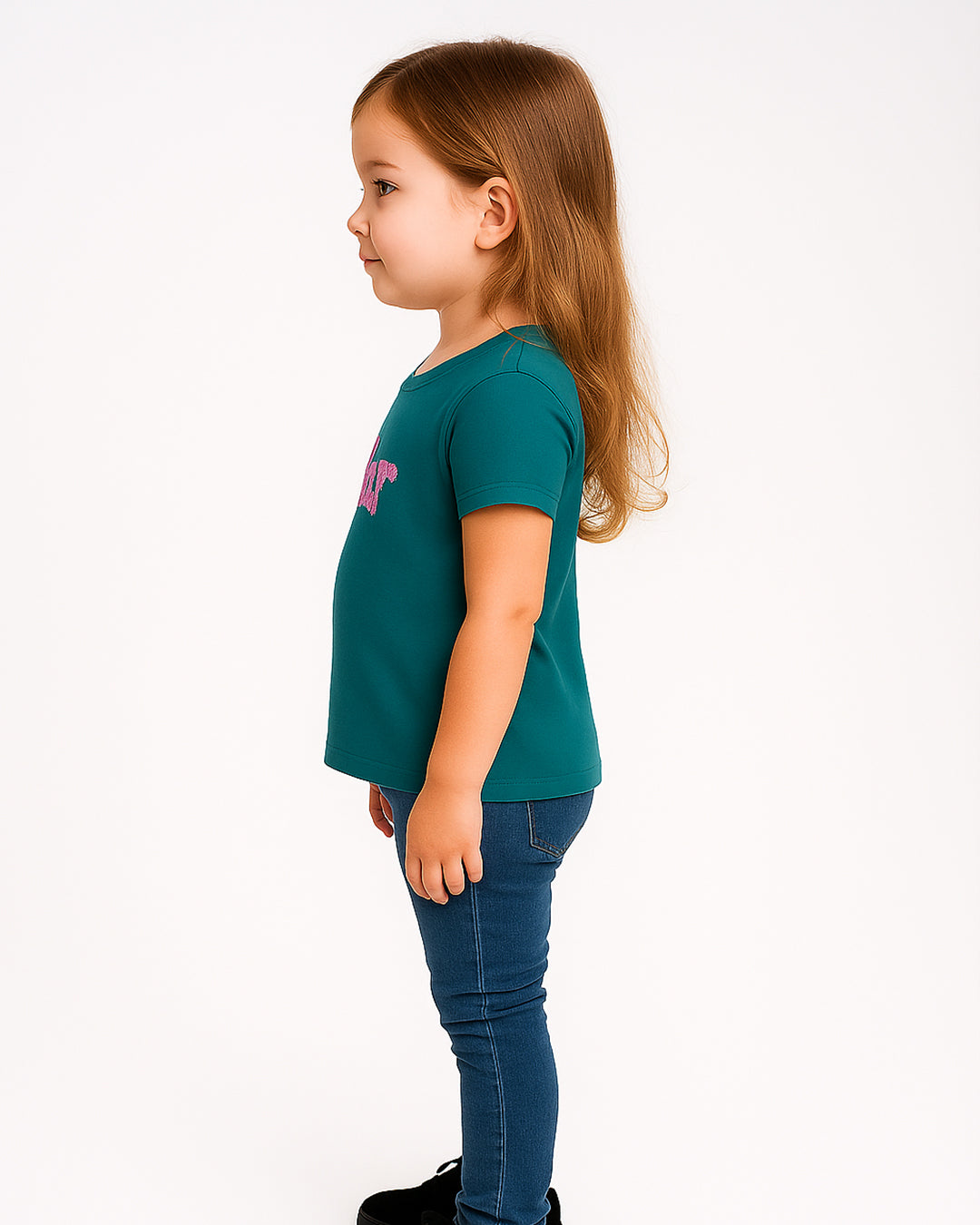 Pepprets Branded Girl's T-shirt Bubble Green Color GTS-06