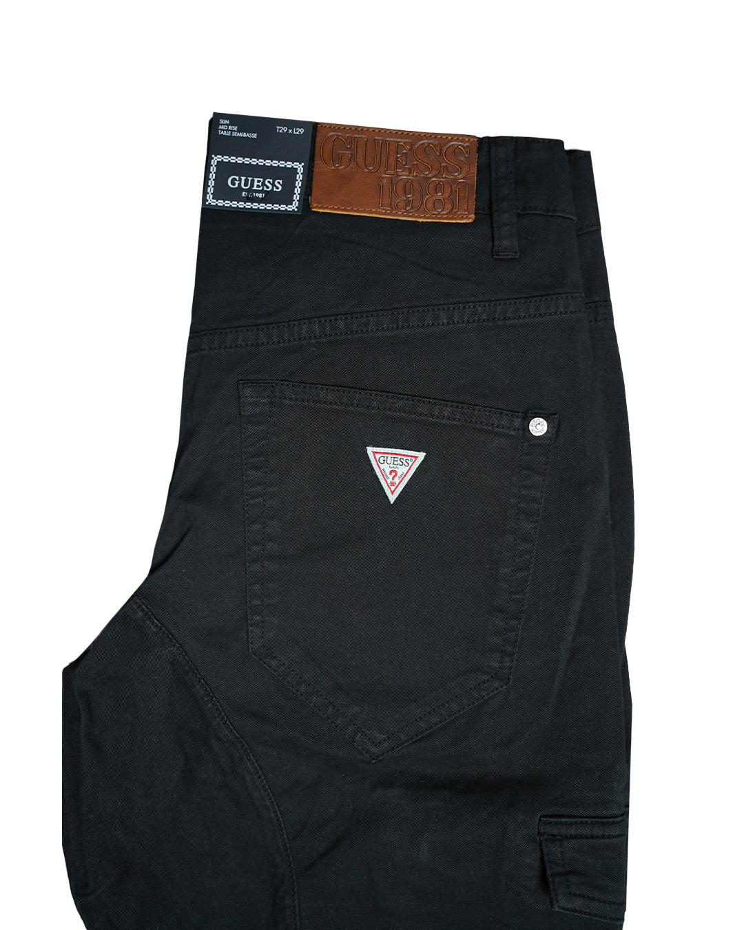 Guss Branded Men's Joger Fite Cargo Black Color CFP-23