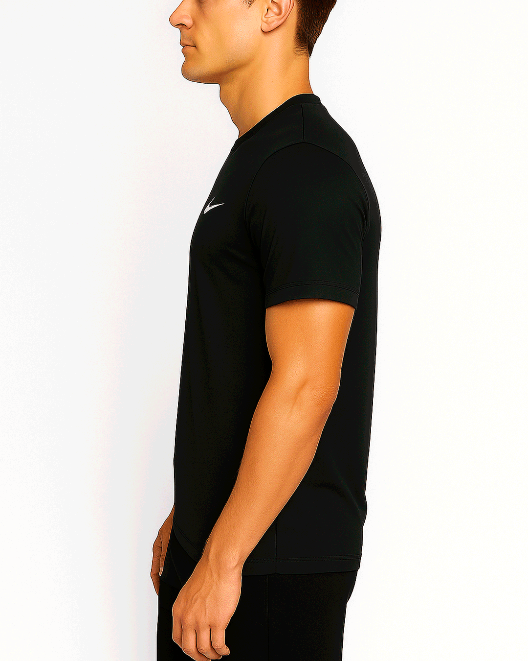 NIKK Branded Men's Dri-fit T-shirt Black Color MDT-04