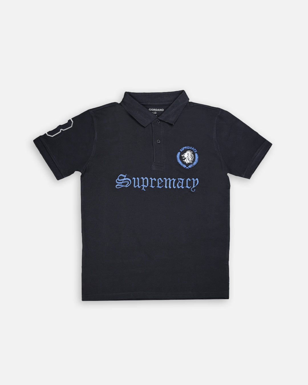 Girodano Branded Polo T-shirt Black Color Mpt-61