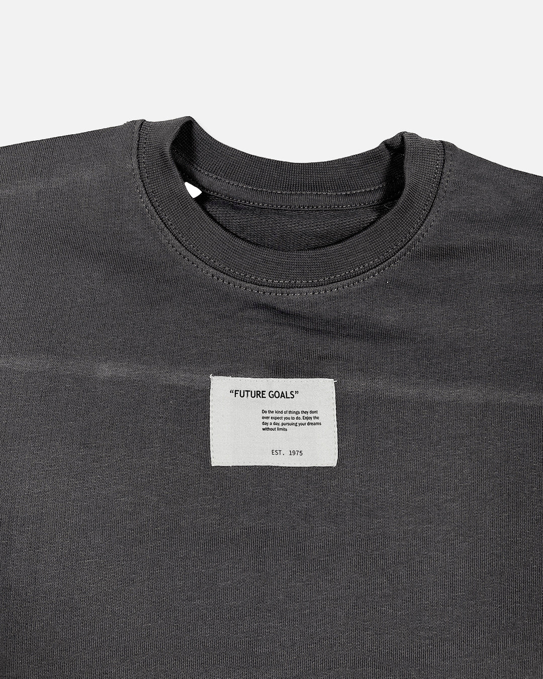 ZARRAA Branded Boy's Stone Grey Color T-shirt BTS-10