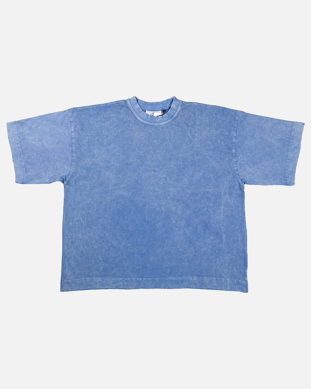 Host Lamson Branded Drop Soluder T-shirt Blue Color Mt-06