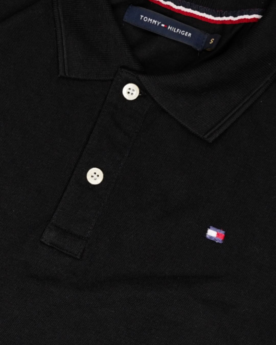 TOMIE Hil Branded Polo T-shirt Black Color Mpt-32