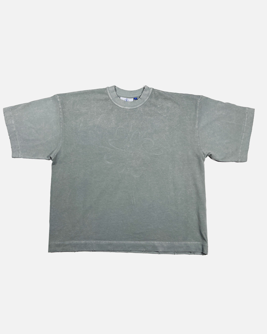 Host Lamson Branded Drop Soluder T-shirt Grey Color Mt-04