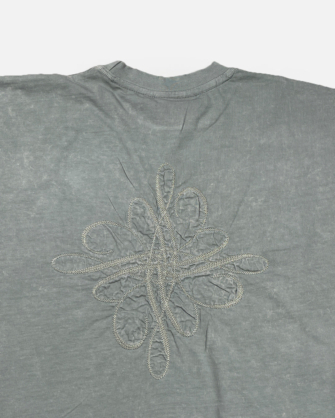 Host Lamson Branded Drop Soluder T-shirt Grey Color Mt-04