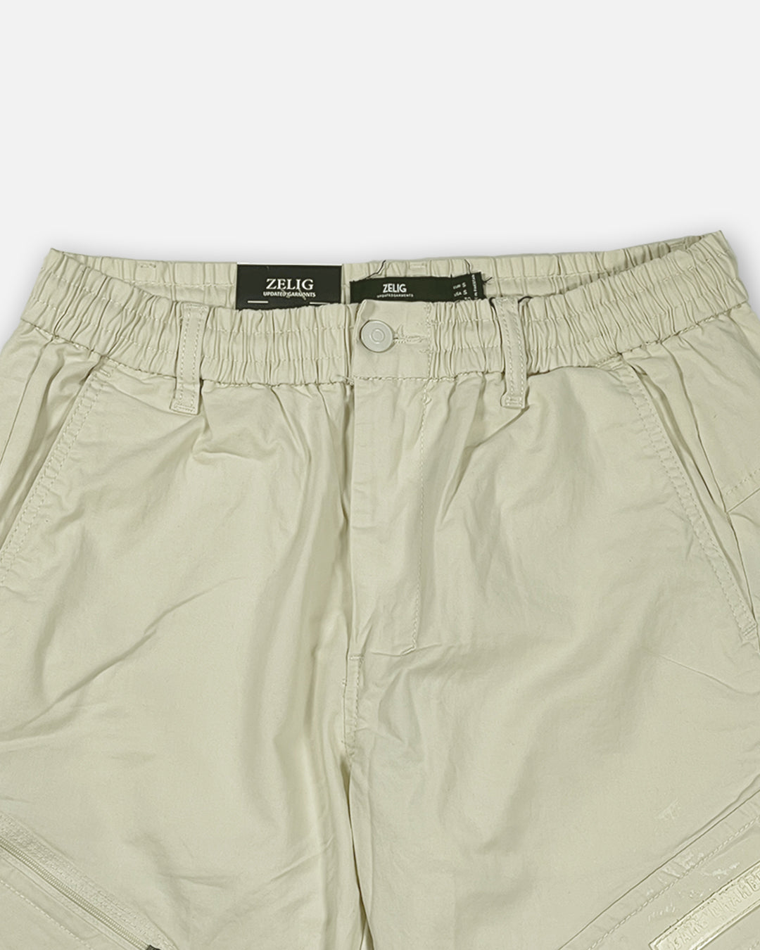 Zelig Branded Cargo Men's Off White Color CFP-17