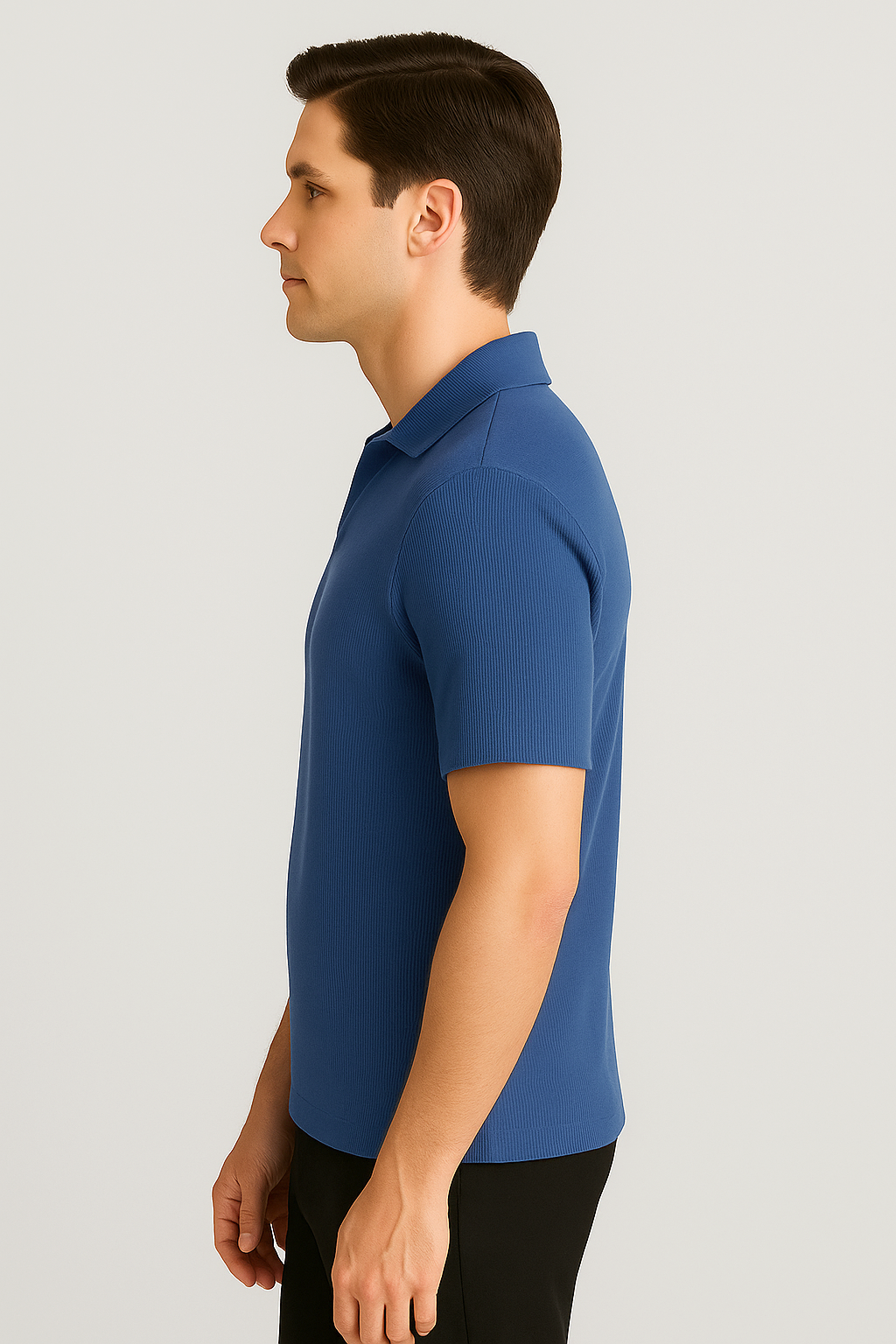 Spark Men's Blue Color Polo T-shirt MPT-06