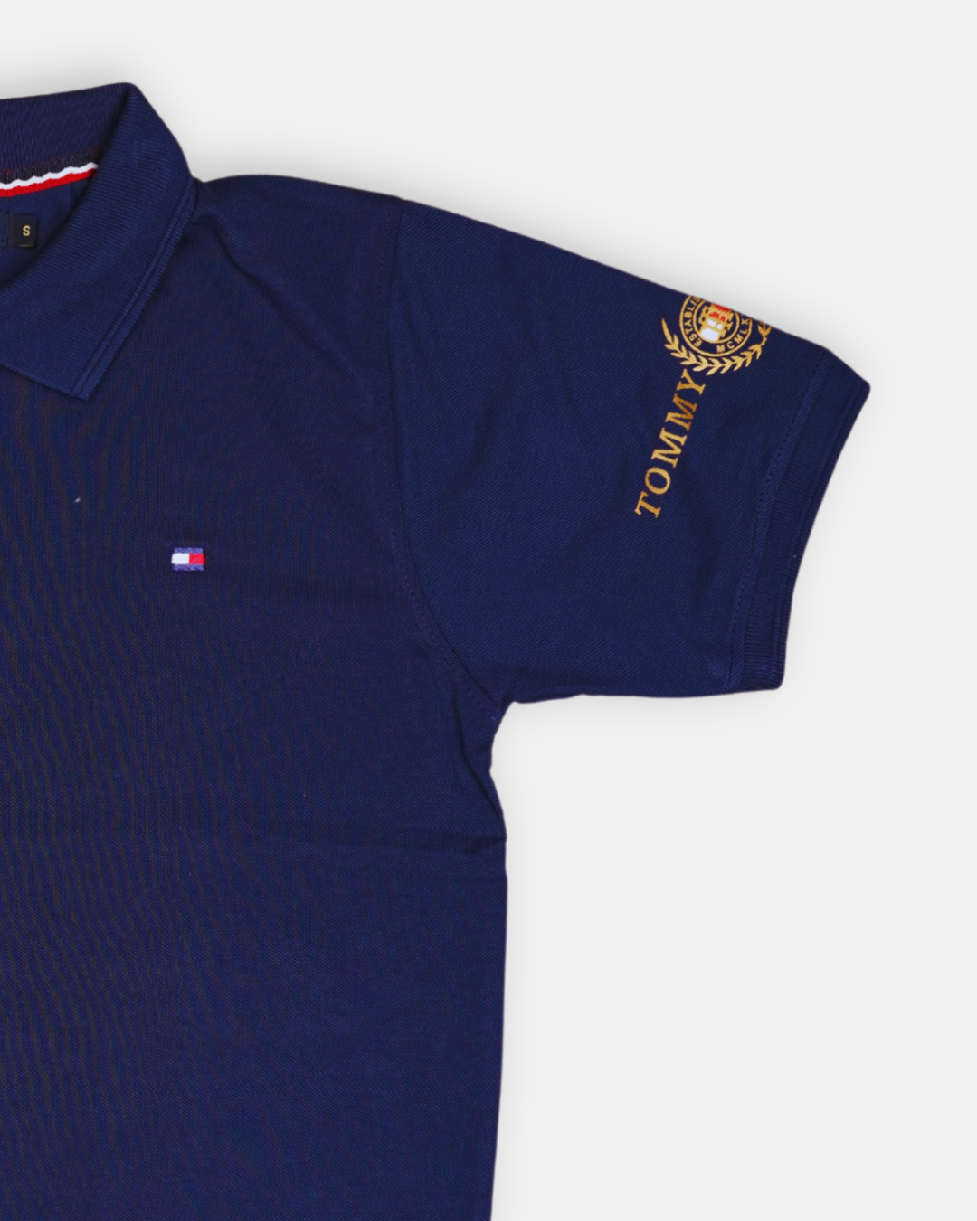 TOMIE Branded Polo T-shirt Navy Blue Color Mpt-26