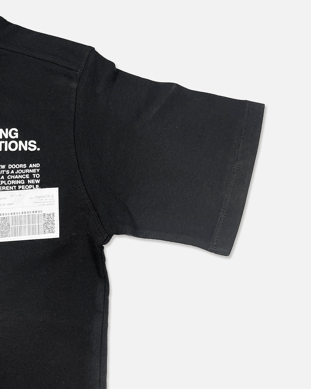 ZARRAA Branded Boy's Black Color T-shirt BTS-07