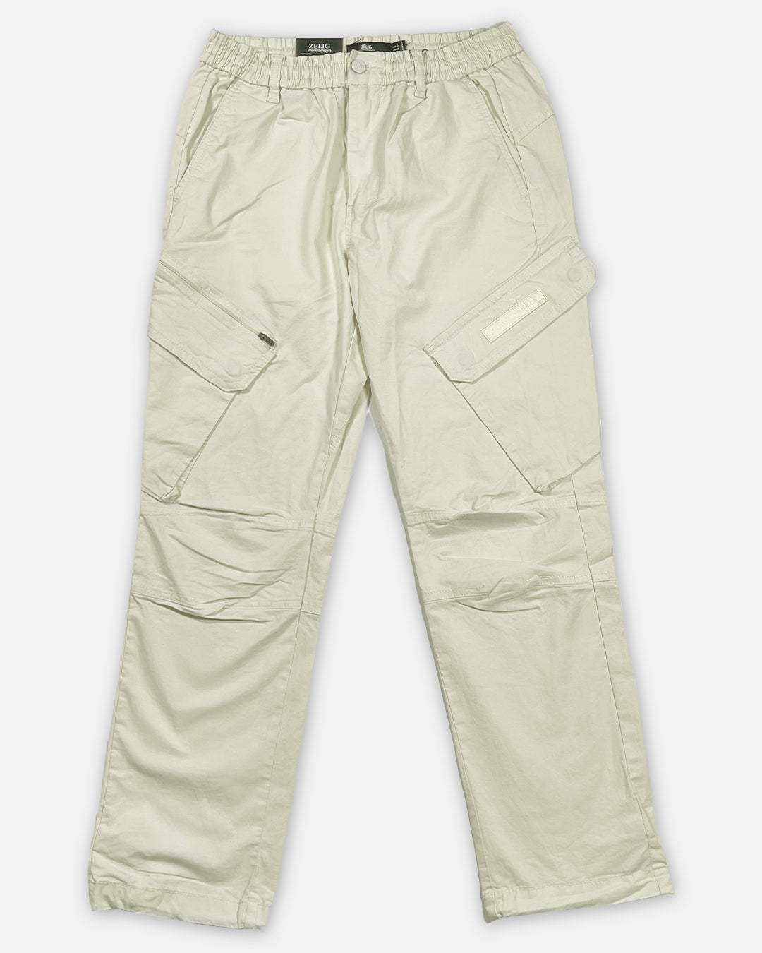Zelig Branded Cargo Men's Off White Color CFP-17