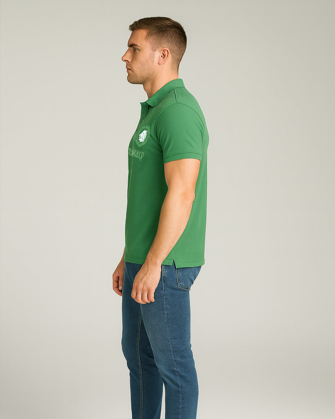 Girodano Branded Polo T-shirt Green Color Mpt-57