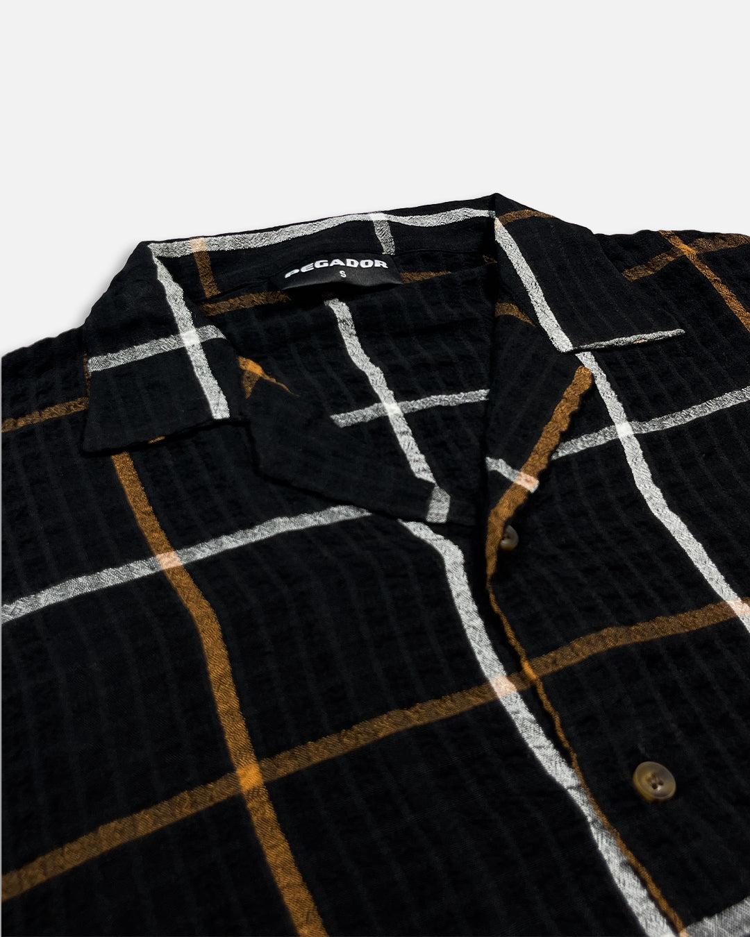 Pegadoor Branded Casual Half Sleeves Shirt Black Color MCS-05