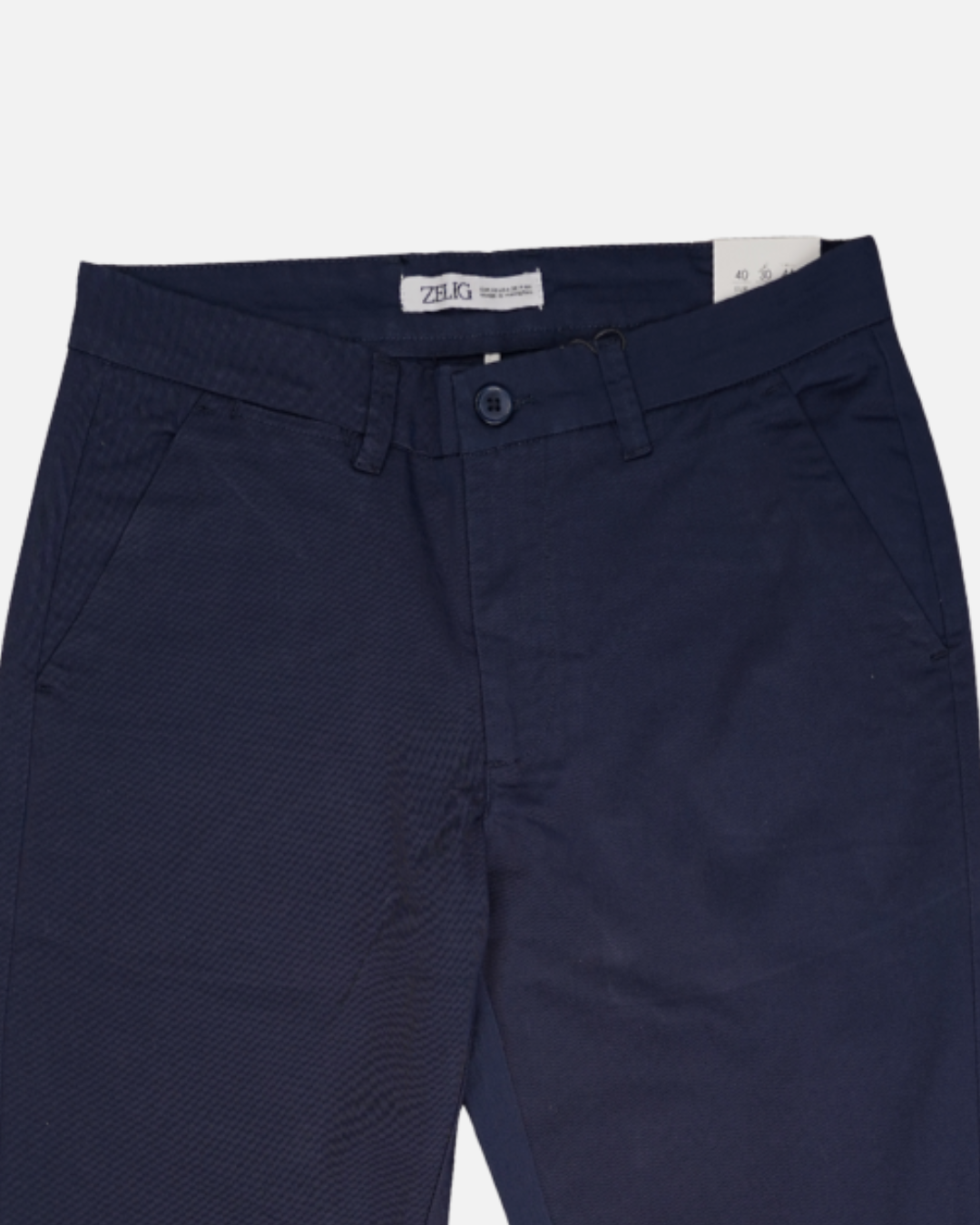 Zelig Branded Men's Slim Fit Chino Pant Navy Blue Color MCP-17