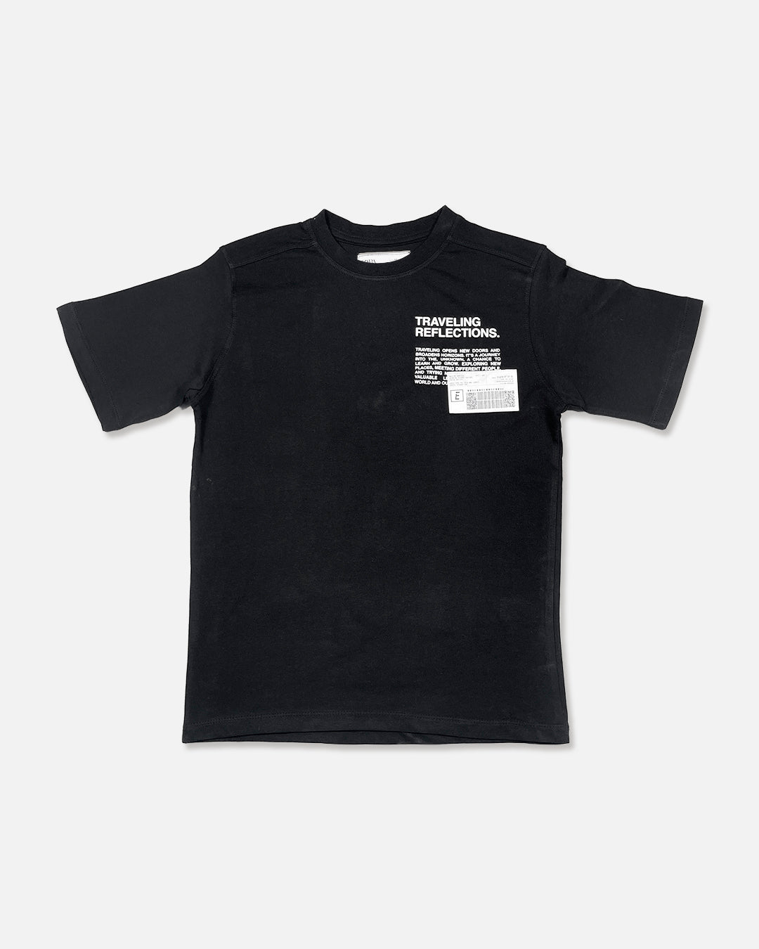 ZARRAA Branded Boy's Black Color T-shirt BTS-07