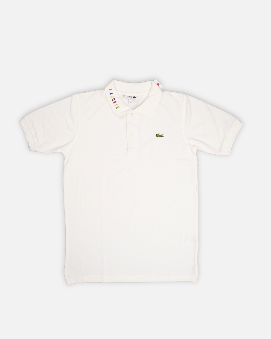 Lacostie Branded Polo T-shirt White Color Mpt-38