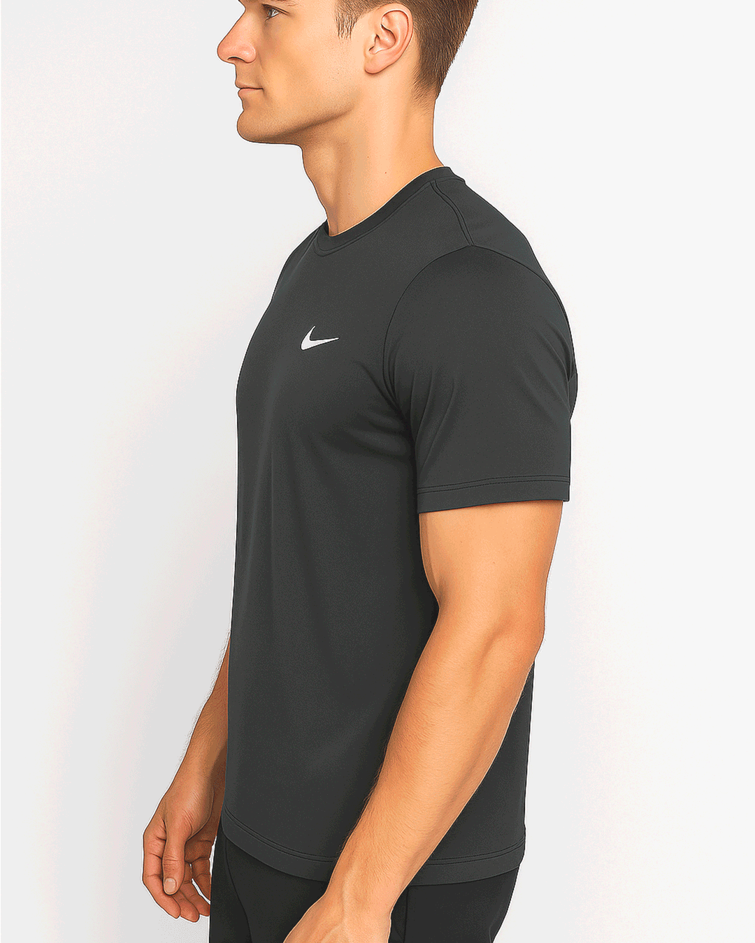 NIKK Branded Men's Dri-fit T-shirt Dark Grey Color MDT-03