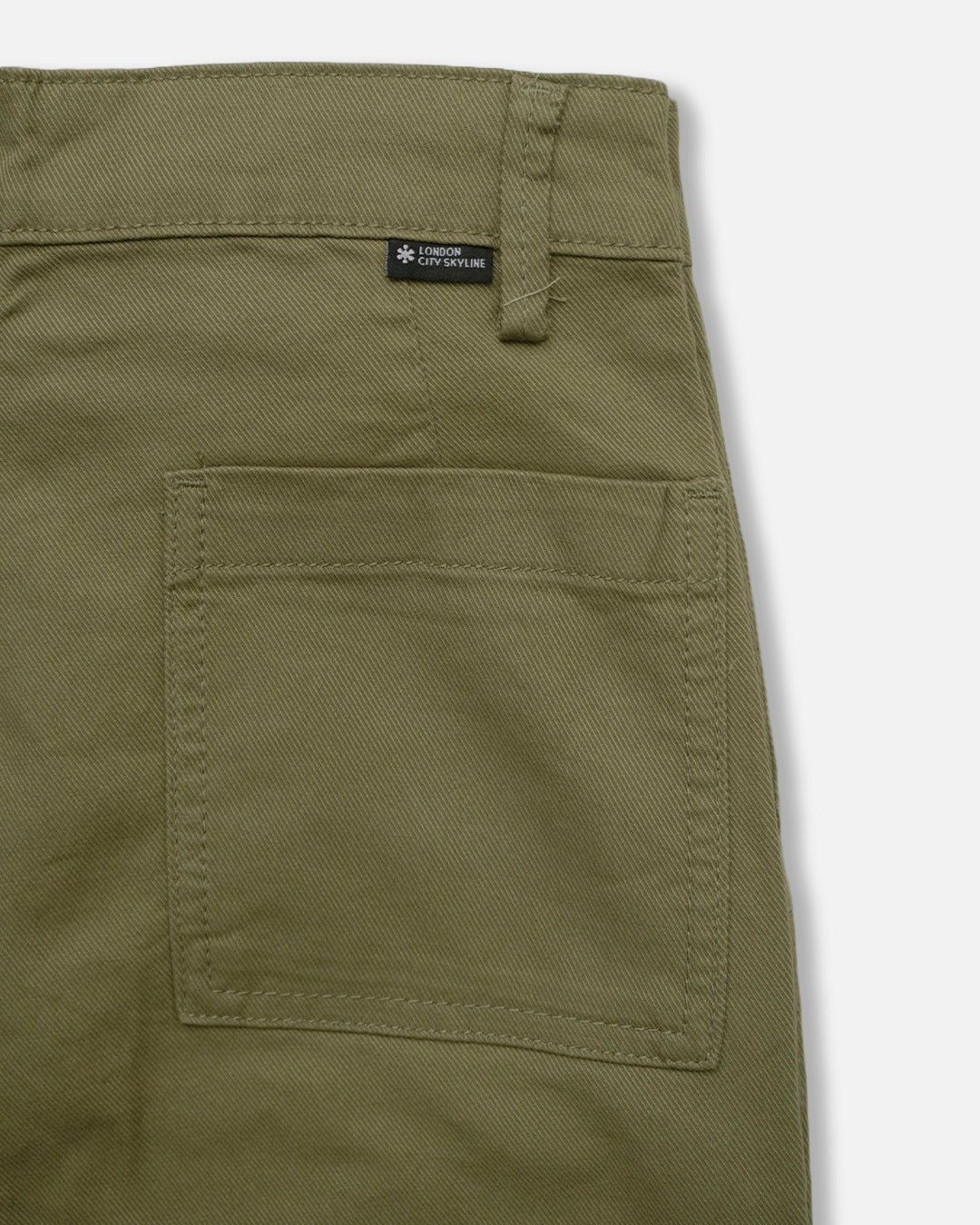 Leftees Branded Men's Slim Fit Chino Pant Green Color MCP-03