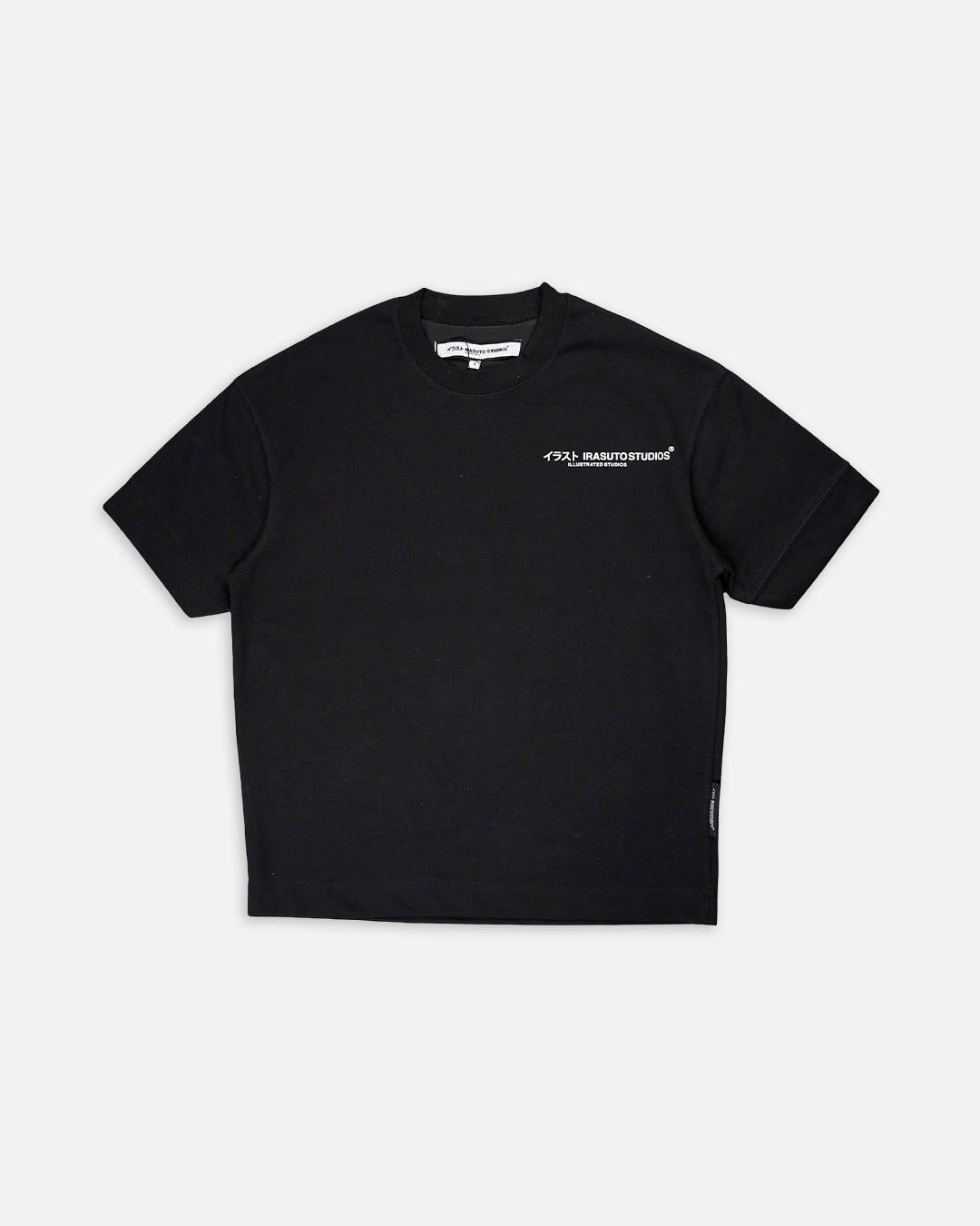 Branded Black Drop Shoulder Tee MT-11
