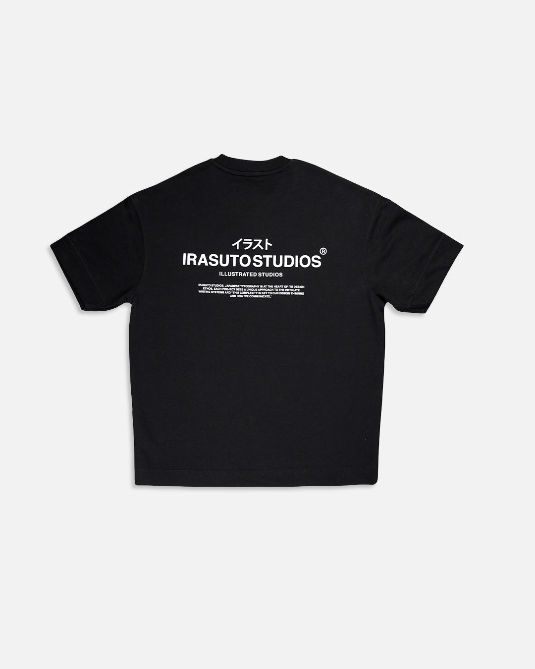 Branded Black Drop Shoulder Tee MT-11