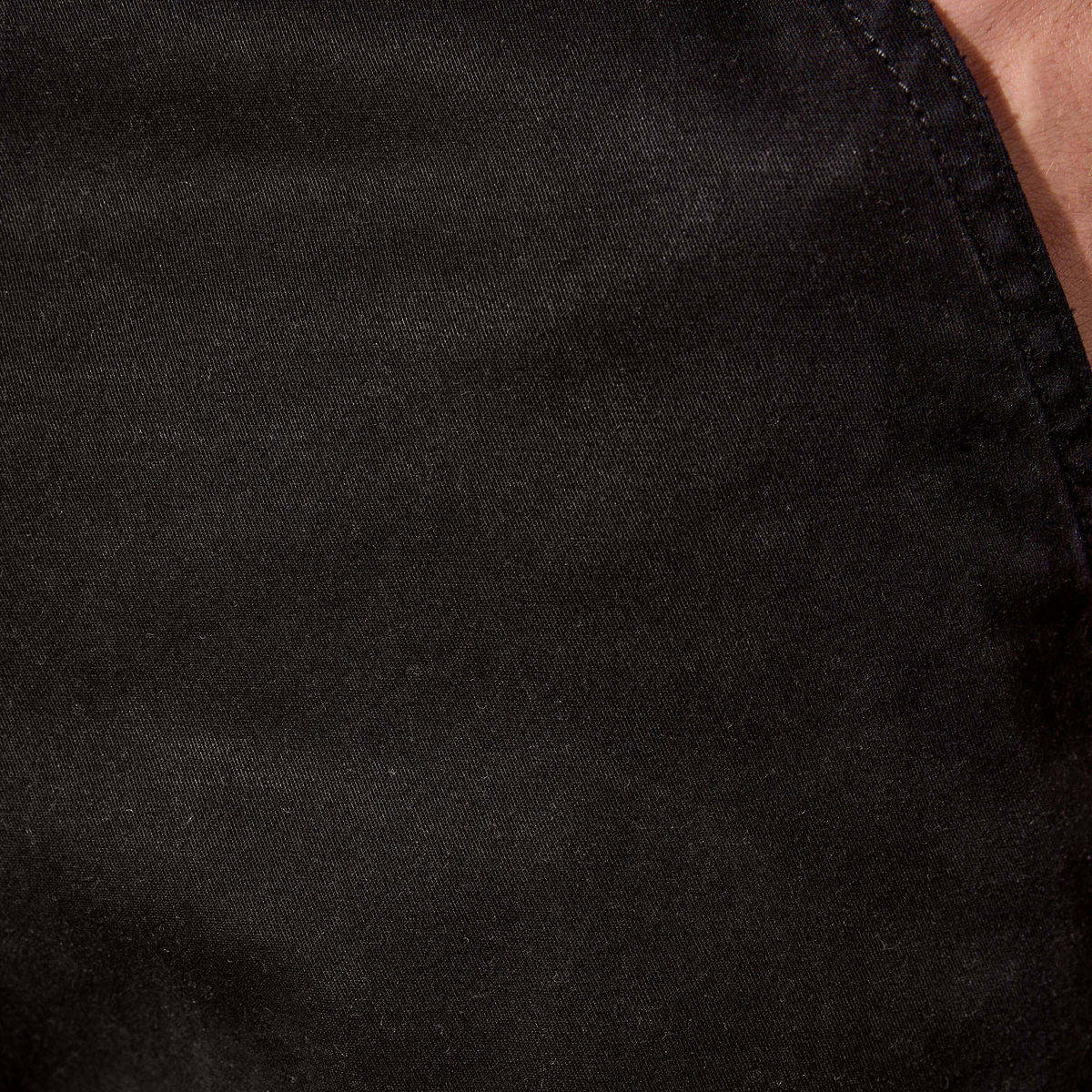 MXX Plain Black Cargo Pant 6 Pockets
